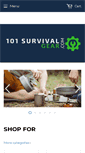 Mobile Screenshot of 101survivalgear.com